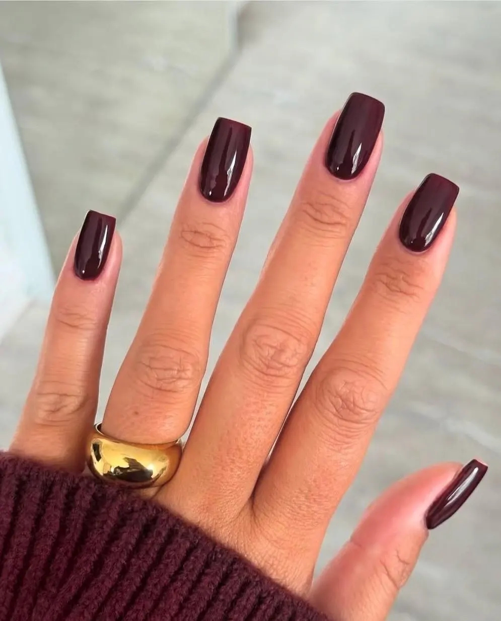 Solid Burgundy